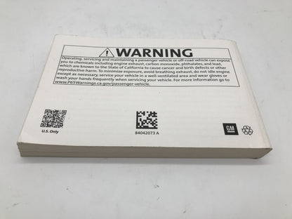 2018 Chevrolet Cruze Owners Manual OEM B03B25079