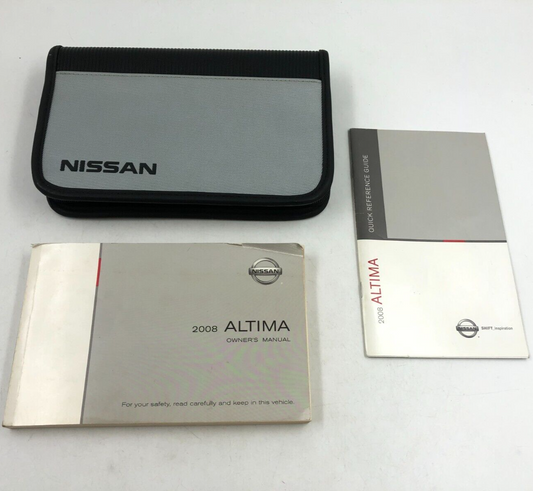 2008 Nissan Altima Owners Manual Set with Case OEM D04B06029