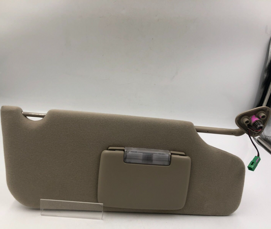 2008-2009 Mercury Sable Passenger Sun Visor Tan Illuminated OEM B02B05049