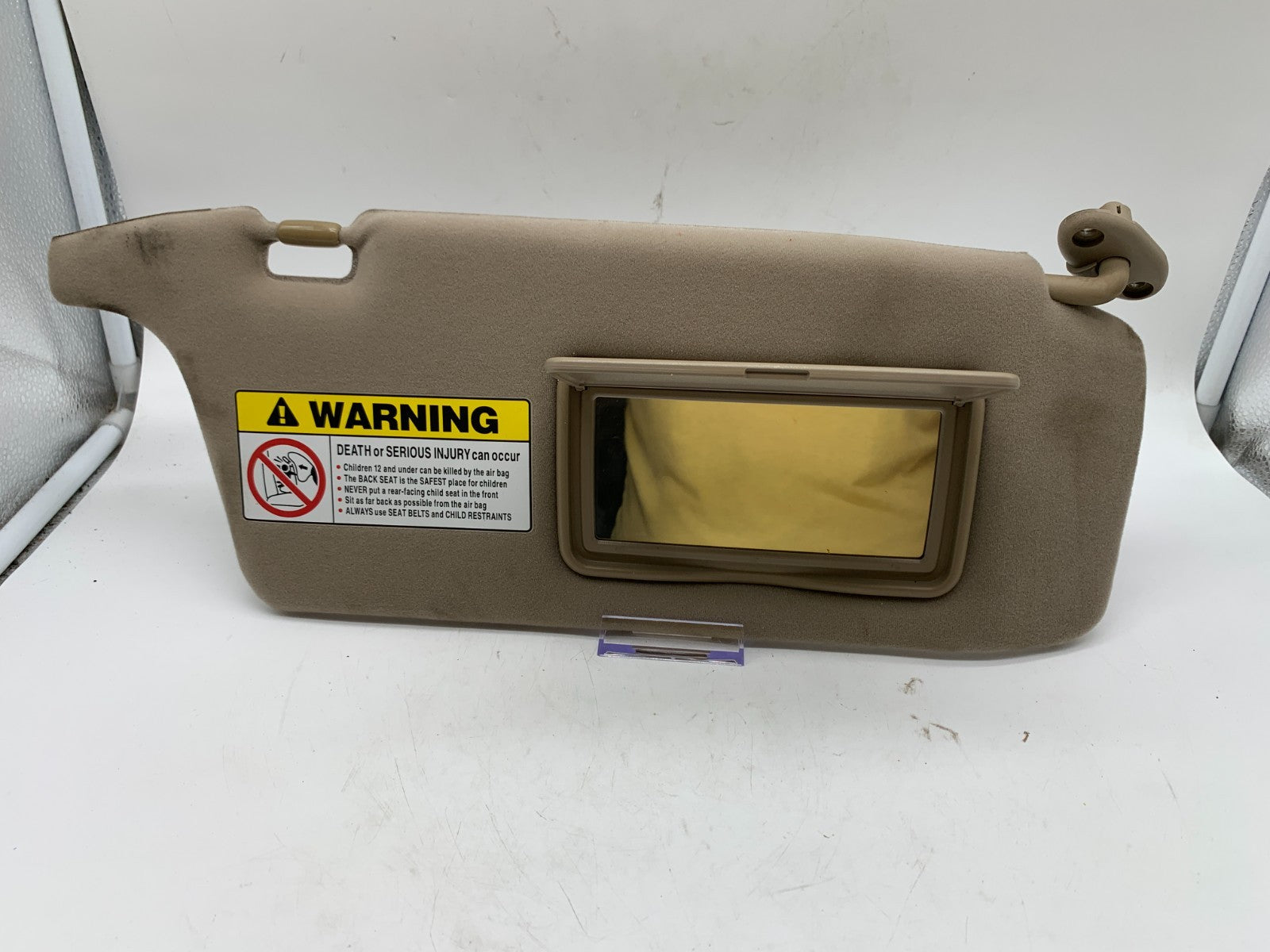 2001-2005 Honda Civic Passenger Sun Visor Beige OEM B01B28004