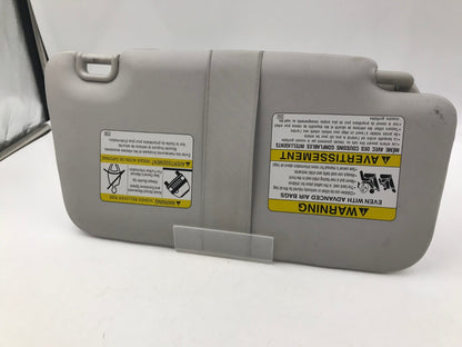 2009-2013 Subaru Forester Driver Sun Visor Gray OEM A03B37053