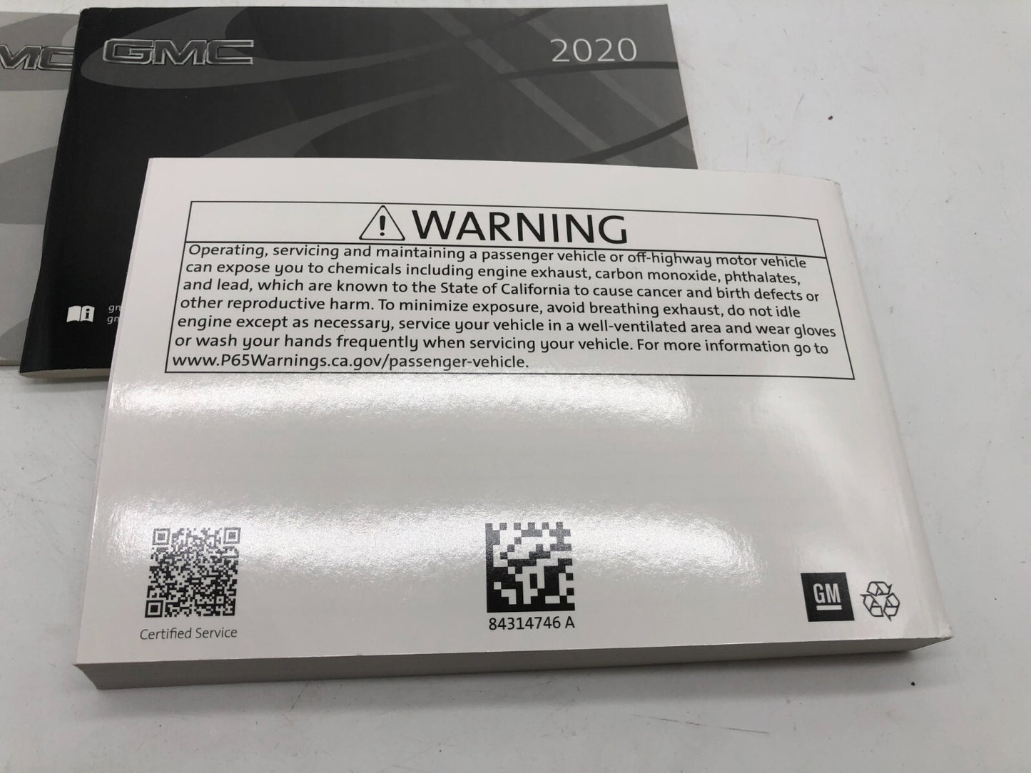 2020 GMC Terrain Terrain Denali Owners Manual Set OEM A02B03032