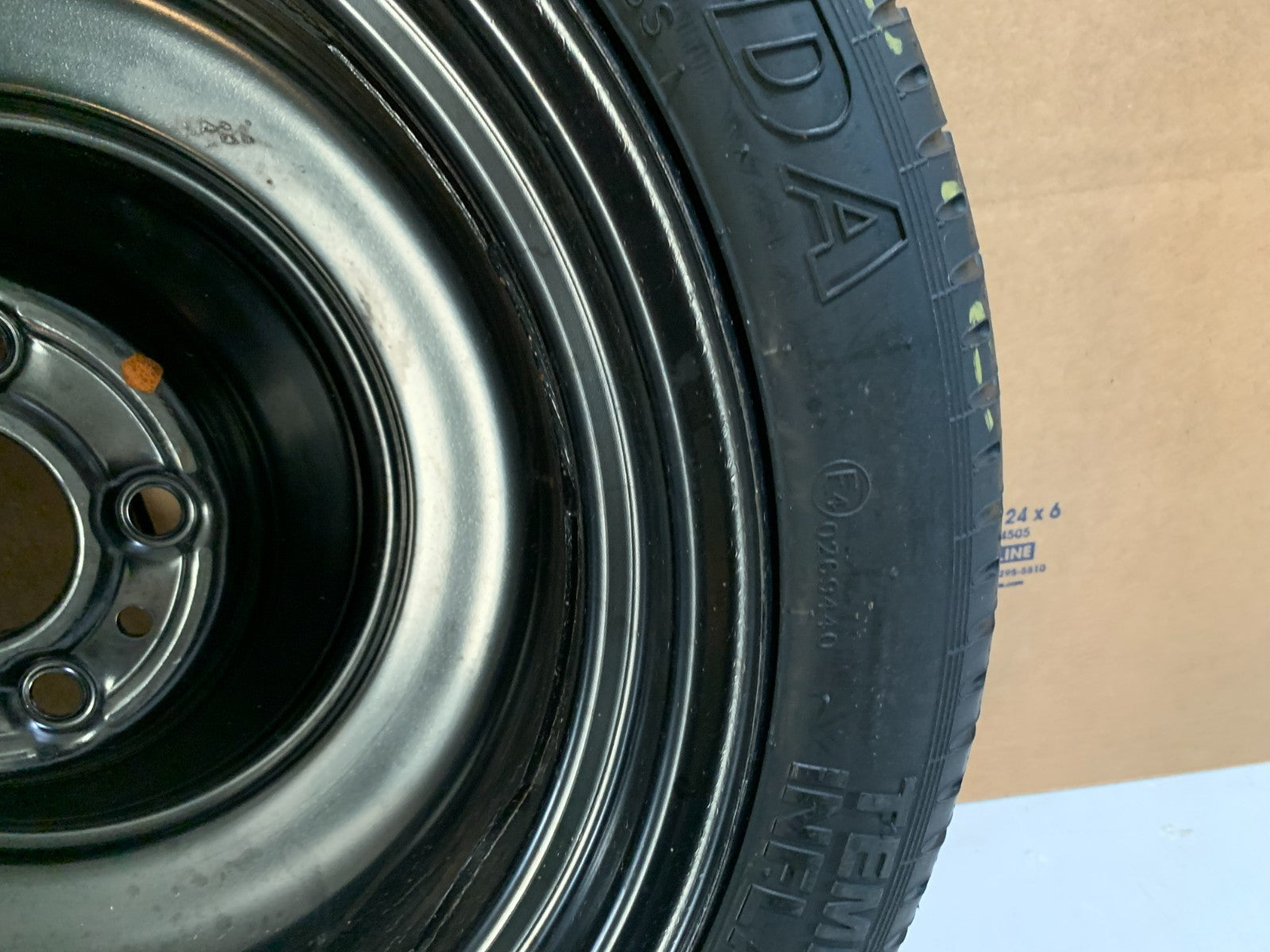 2014-2018 Mazda 3 Mazda3 16" Spare Tire Compact Donut T125/70D16