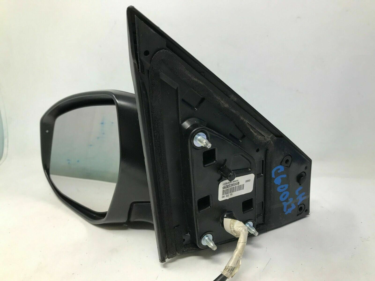 2013-2015 Nissan Sentra Driver Side View Power Door Mirror Black OEM A02B49005