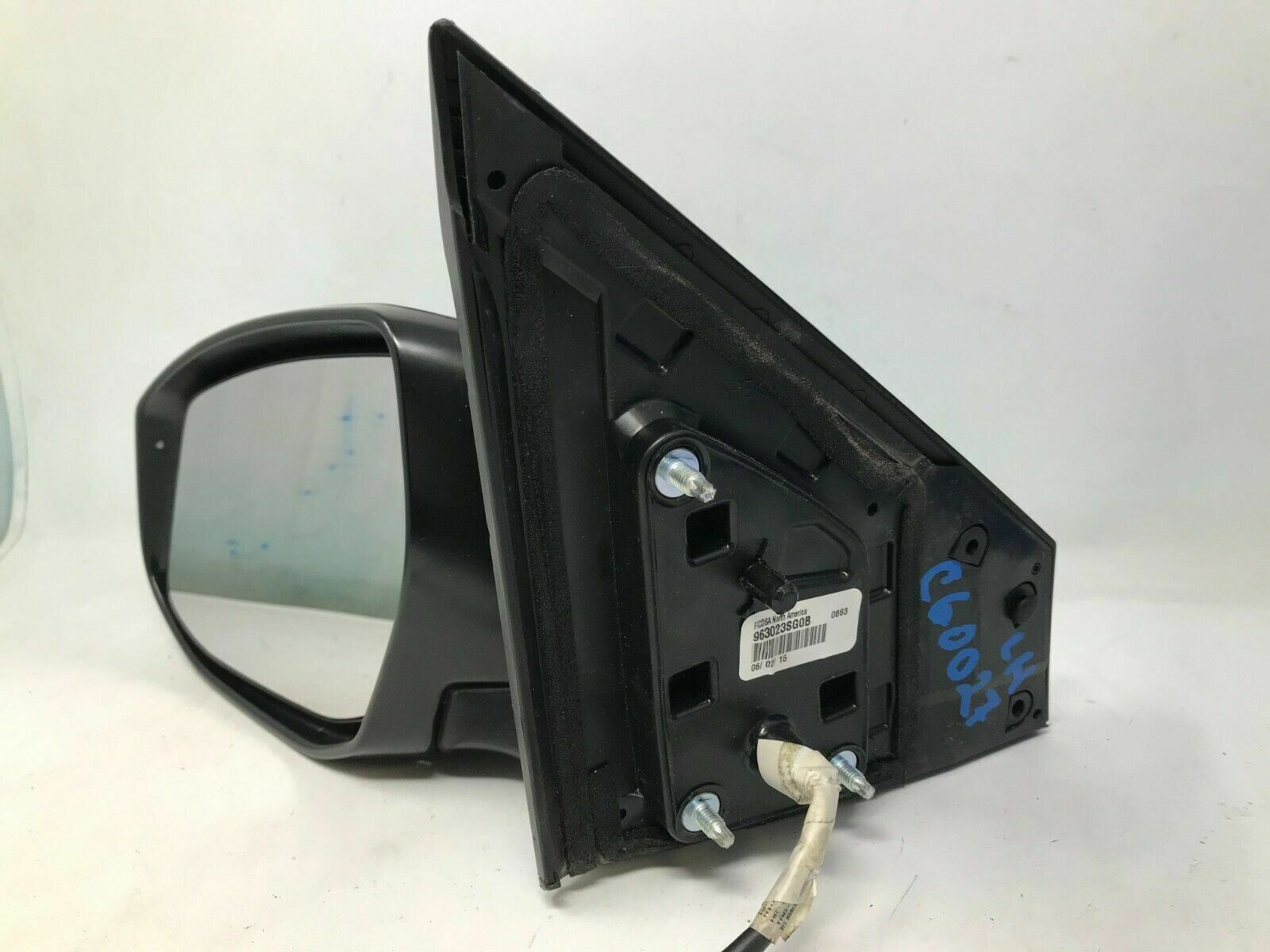 2013-2015 Nissan Sentra Driver Side View Power Door Mirror Black OEM A02B49005