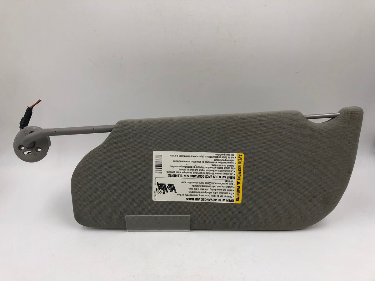 2005-2009 Pontiac Montana Passenger Sun Visor Gray Illuminated OEM D01B23066