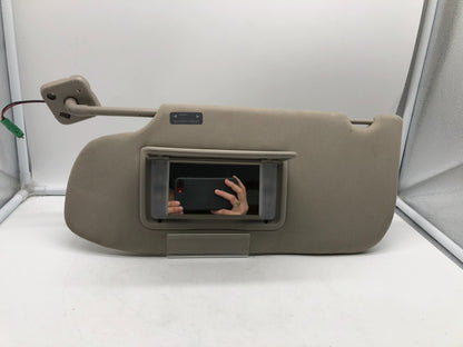 2010-2012 Ford Taurus Driver Sun Visor Gray Illuminated OEM B02B50027
