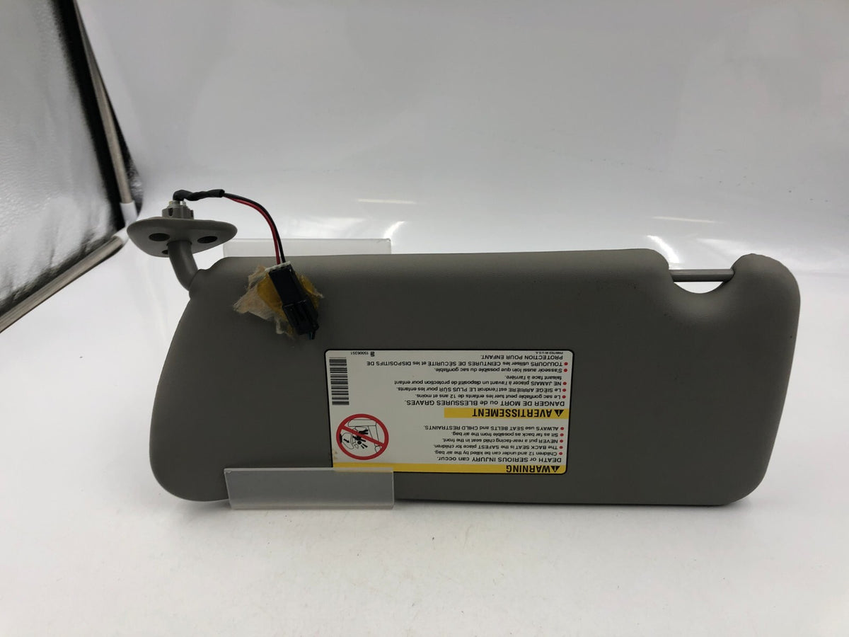 2004-2009 Cadillac SRX Passenger Sun Visor Gray OEM D04B28060