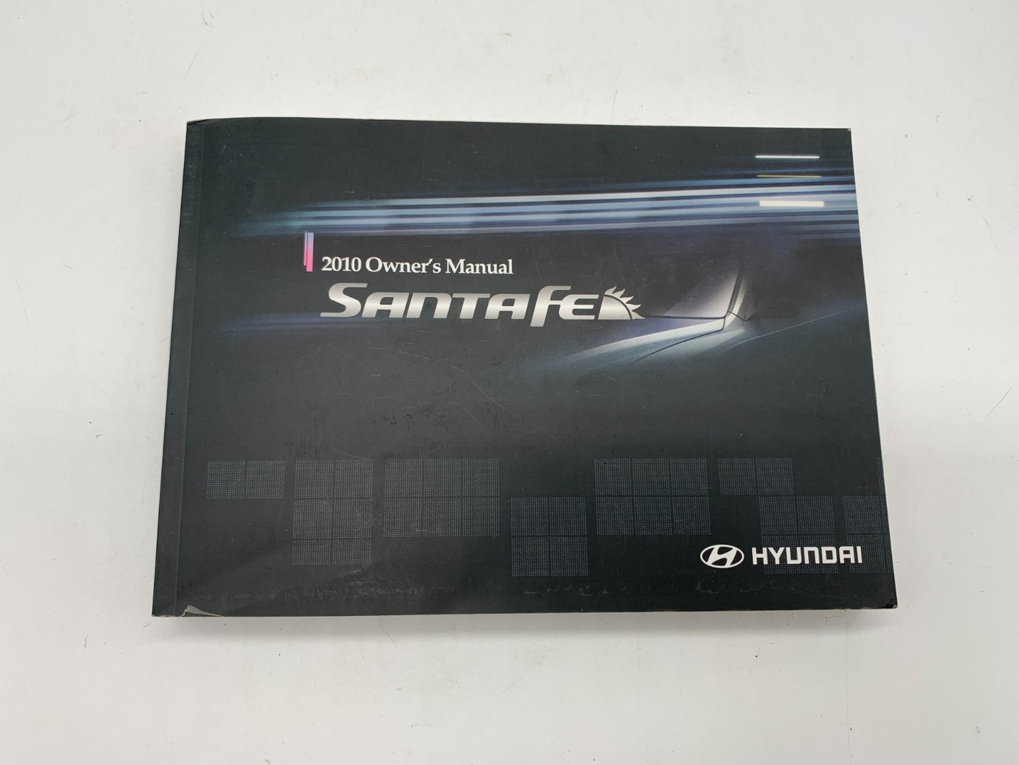 2010 Hyundai Santa FE Owners Manual Set with Case OEM