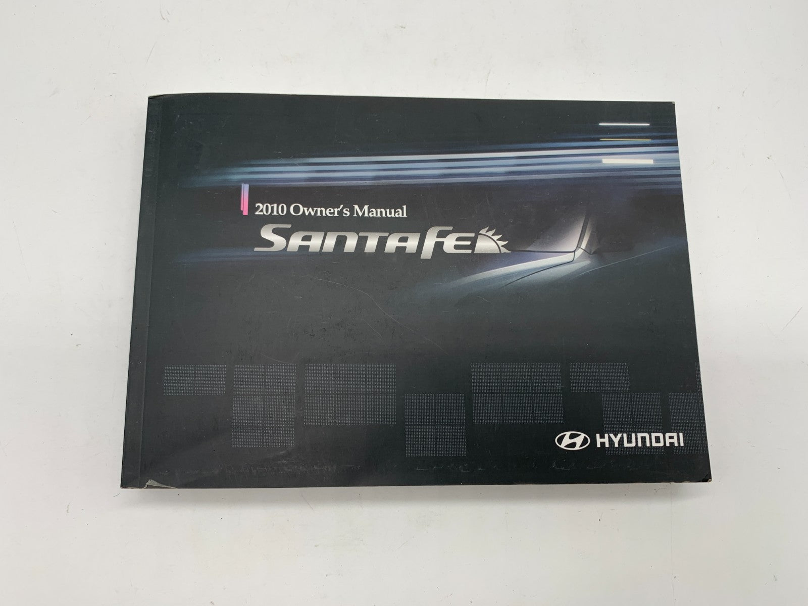 2010 Hyundai Santa FE Owners Manual Set with Case OEM