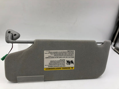 2005-2007 Ford Freestyle Passenger Sun Visor  Gray Illuminated OEM D03B31084