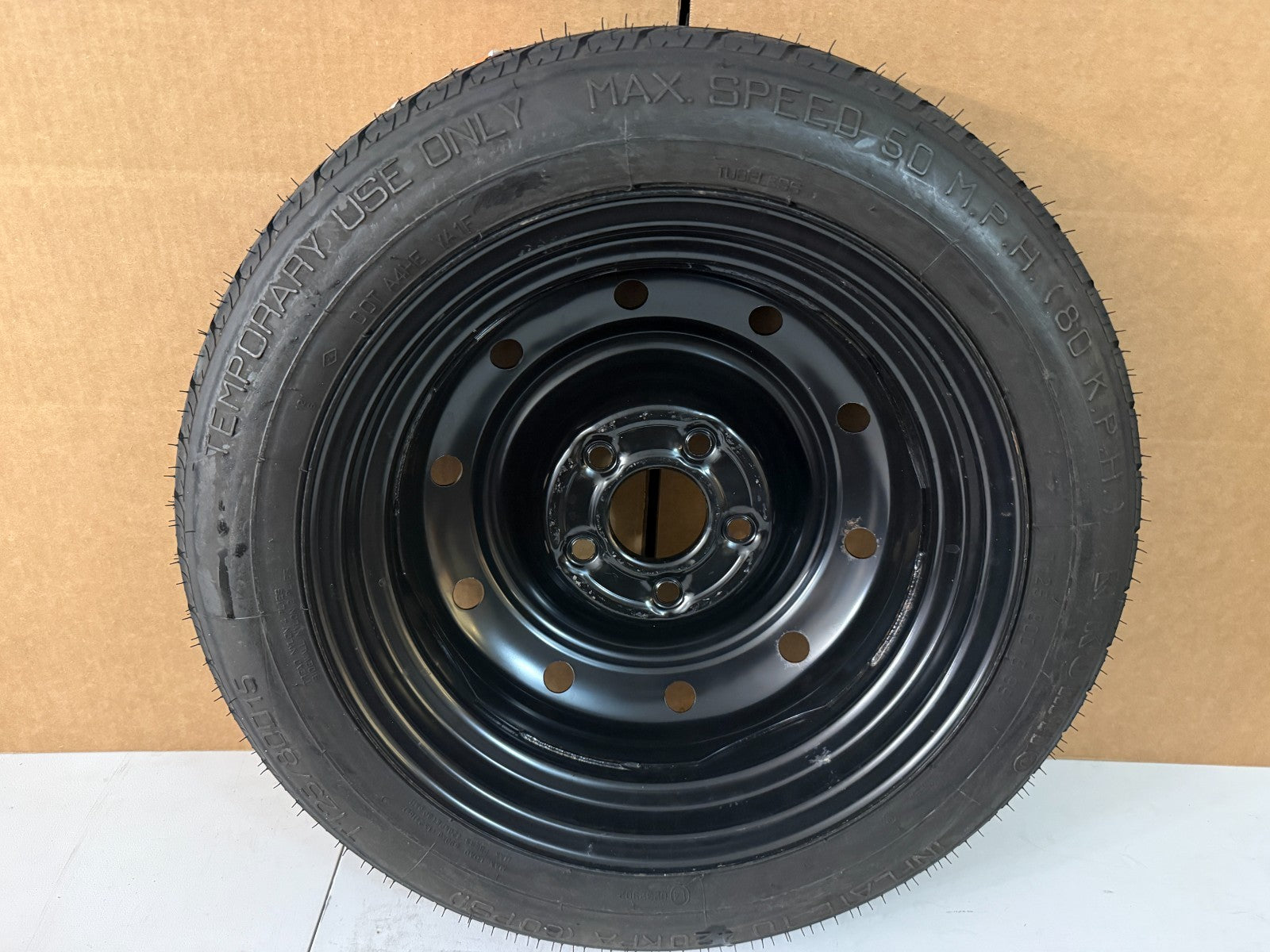 2010-2014 Kia Forte Soul 15" Spare Tire Compact Donut Wheel T125/80D15 OEM
