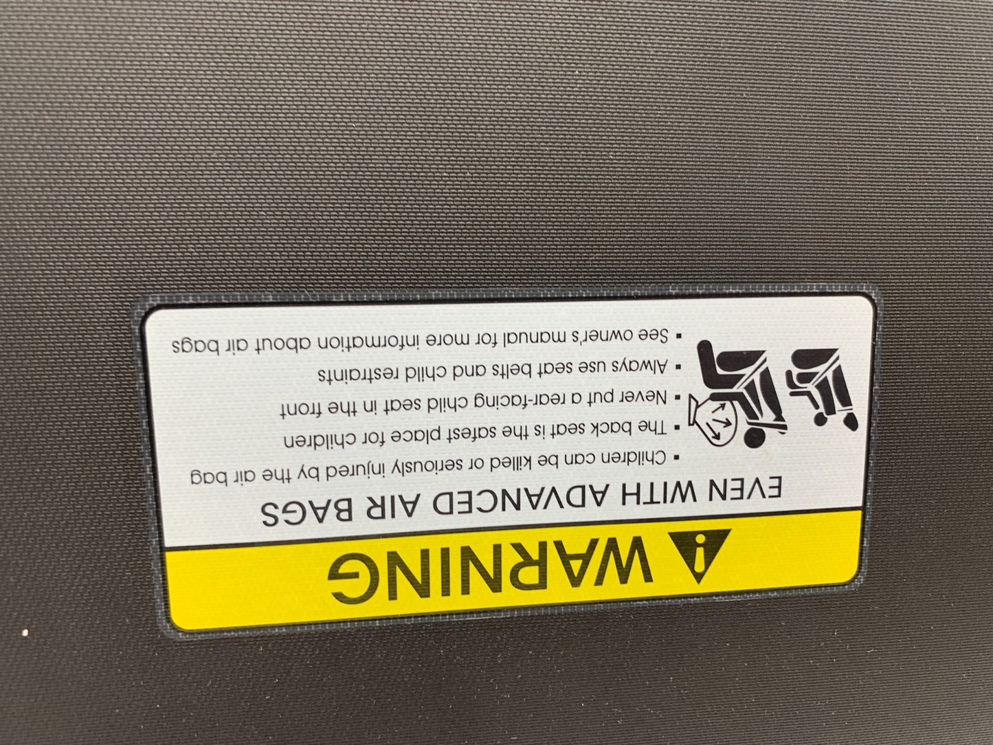 2014-2019 Kia Soul Passenger Sun Visor Black Illumination D01B22008