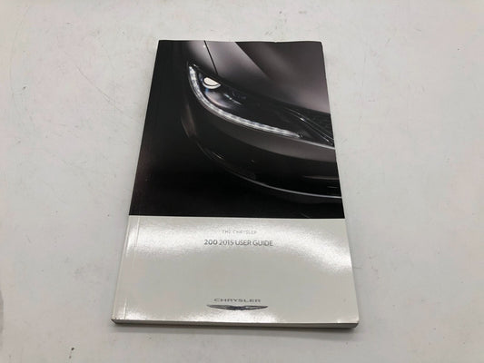 2015 Chrysler 200 Owners Manual with Case OEM A01B26004