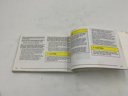 2001 Chevrolet Malibu Owners Manual OEM B01B03005