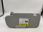 2007-2009 Mazda 3 Passenger Sun Visor Sunvisor Gray OEM D04B14063