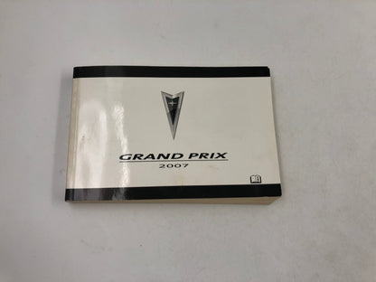 2007 Pontiac Grand Prix Owners Manual OEM A01B03005