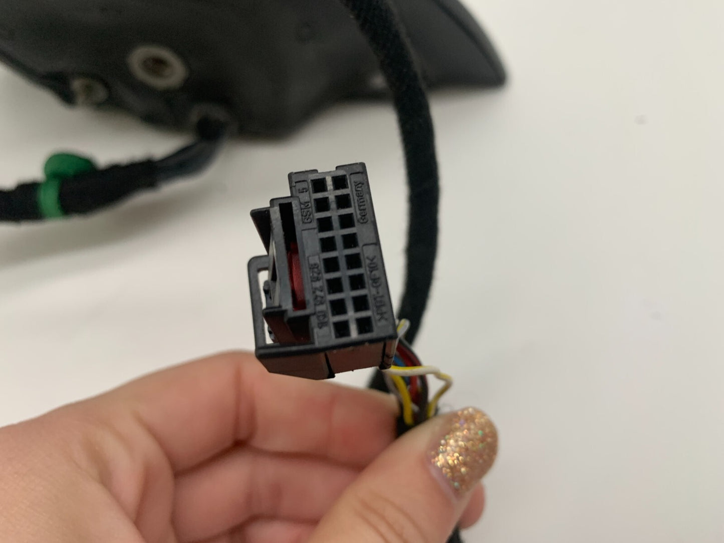 2009-2012 Volkswagen CC Driver Side View Power Door Mirror Silver OEM B02B14001