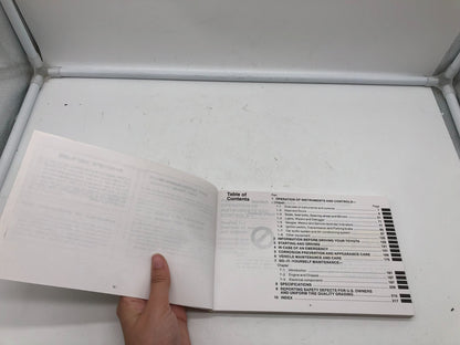 1999 Toyota Corolla Owners Manual OEM A02B21004