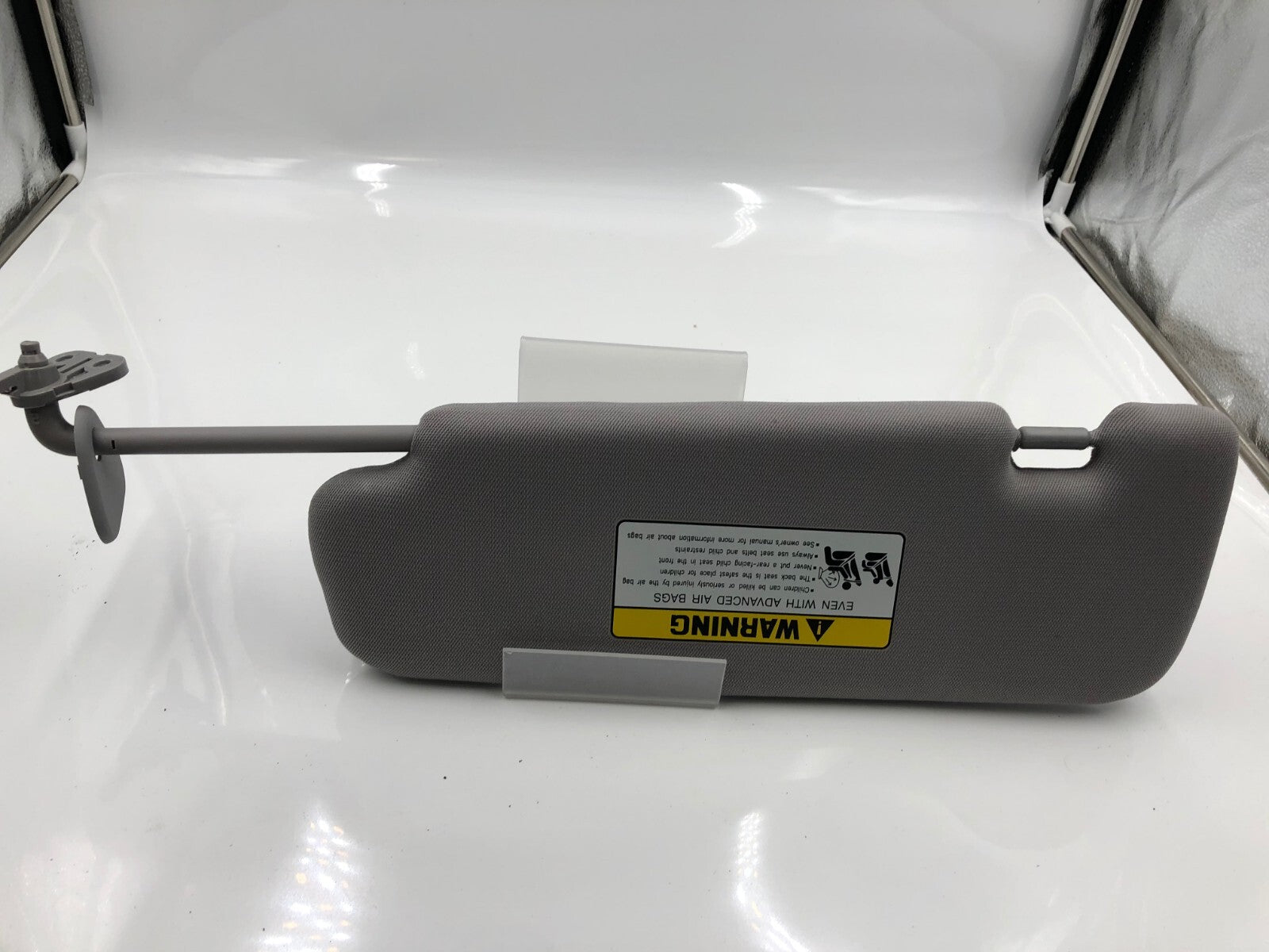2011-2014 Hyundai Sonata Passenger Sun Visor Gray OEM E01B57010