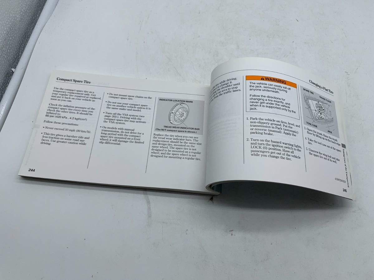 2006 Acura TL Owners Manual OEM A03B53007