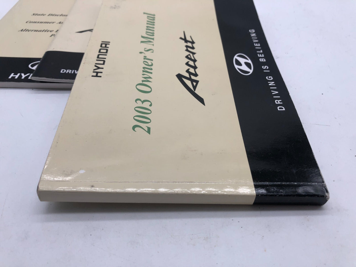 2003 Hyundai Accent Owners Manual Set OEM D02B03009