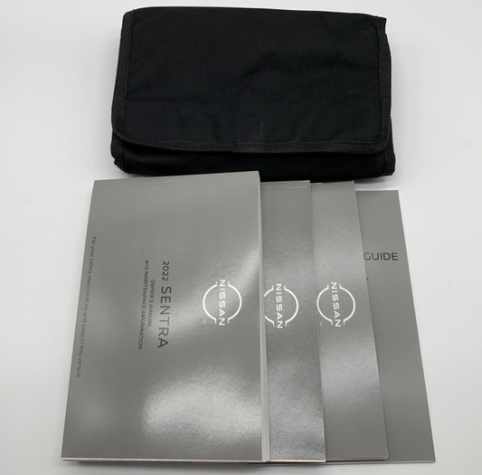 2022 Nissan Sentra Owners Manual Set with Case OEM C03B50013