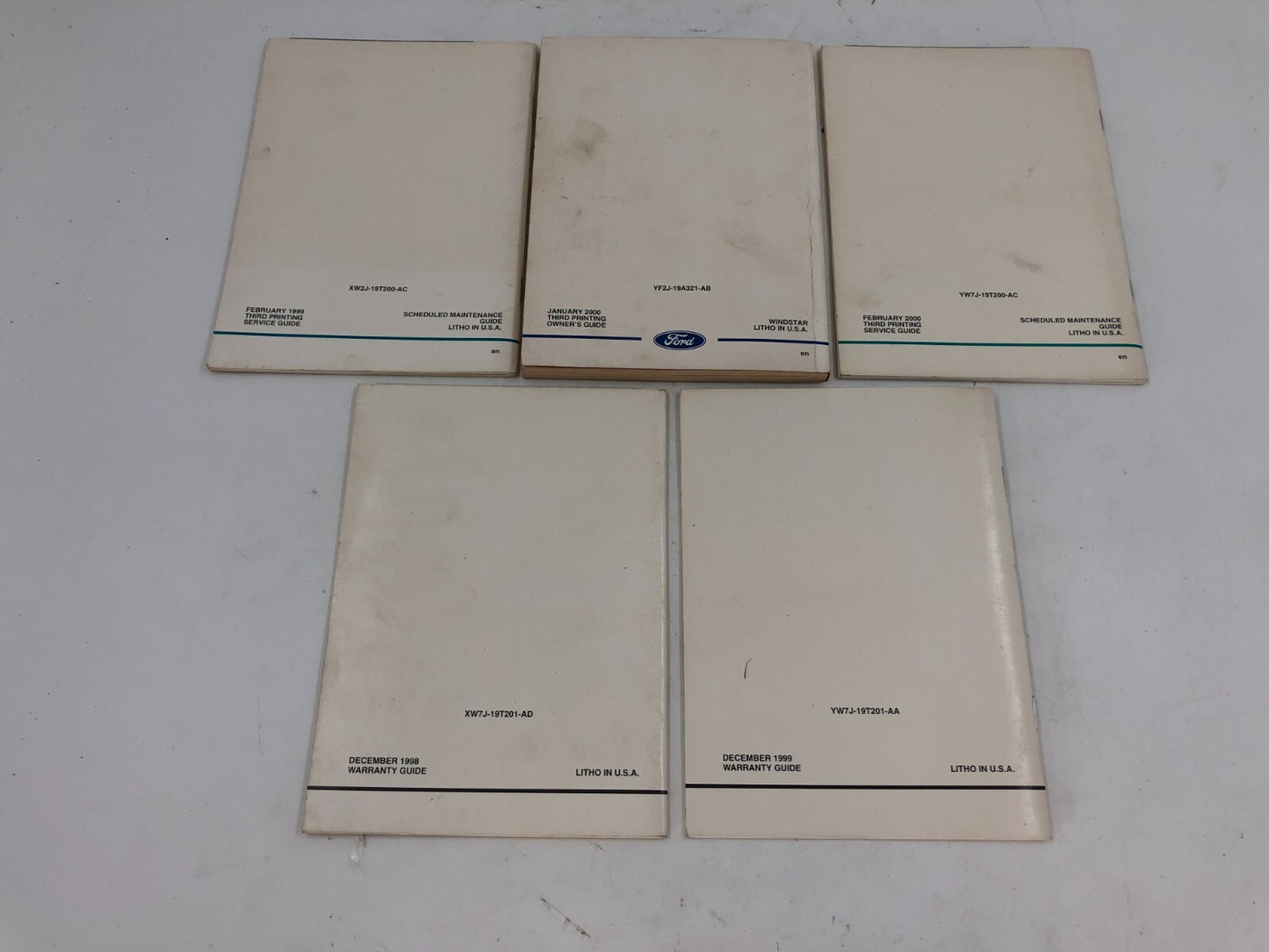 2000 Ford Windstar Owners Manual Set OEM D02B57003