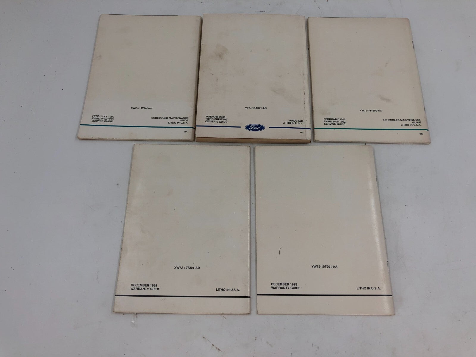 2000 Ford Windstar Owners Manual Set OEM D02B57003