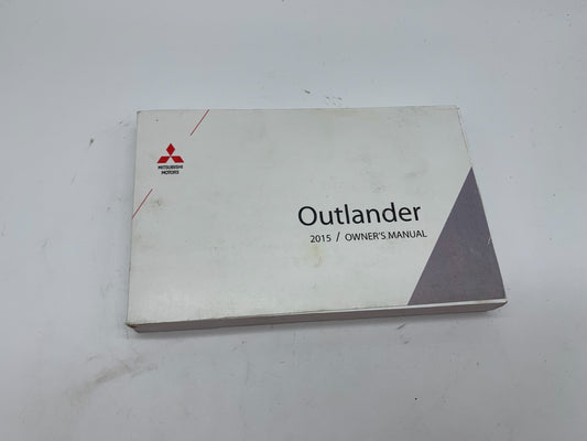 2015 Mitsubishi Outlander Owners Manual OEM D03B28010