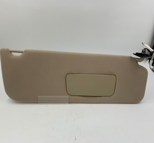 2011-2014 Toyota Sienna Passenger Sun Visor Tan Illuminated OEM C03B70006