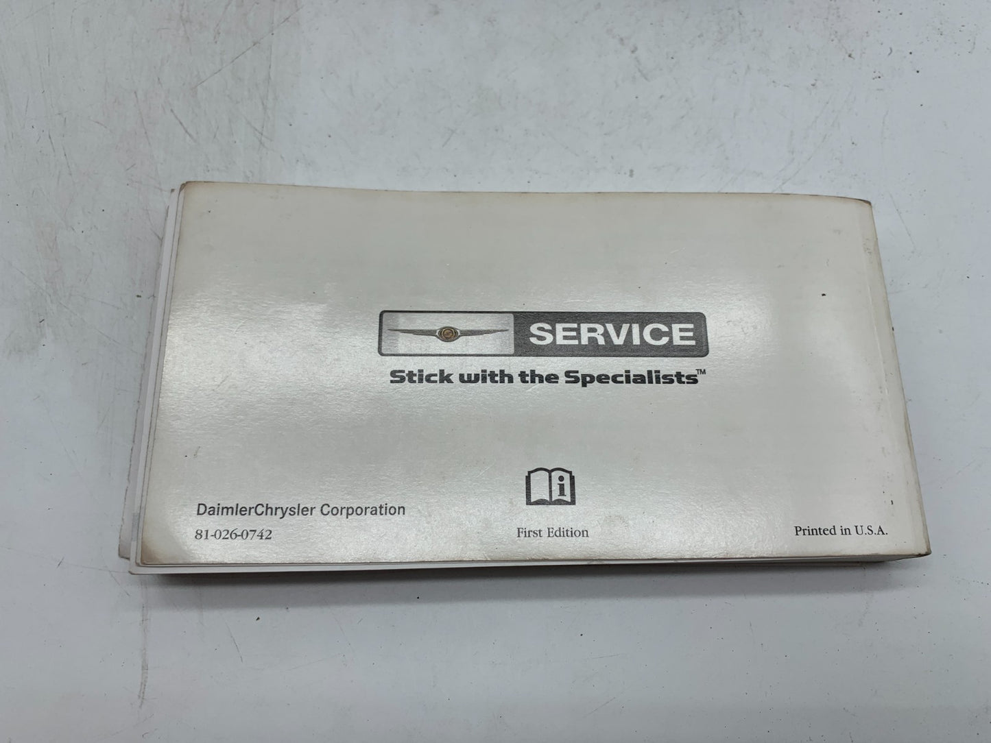 2007 Chrysler Pacifica Owners Manual with Case OEM D01B03009