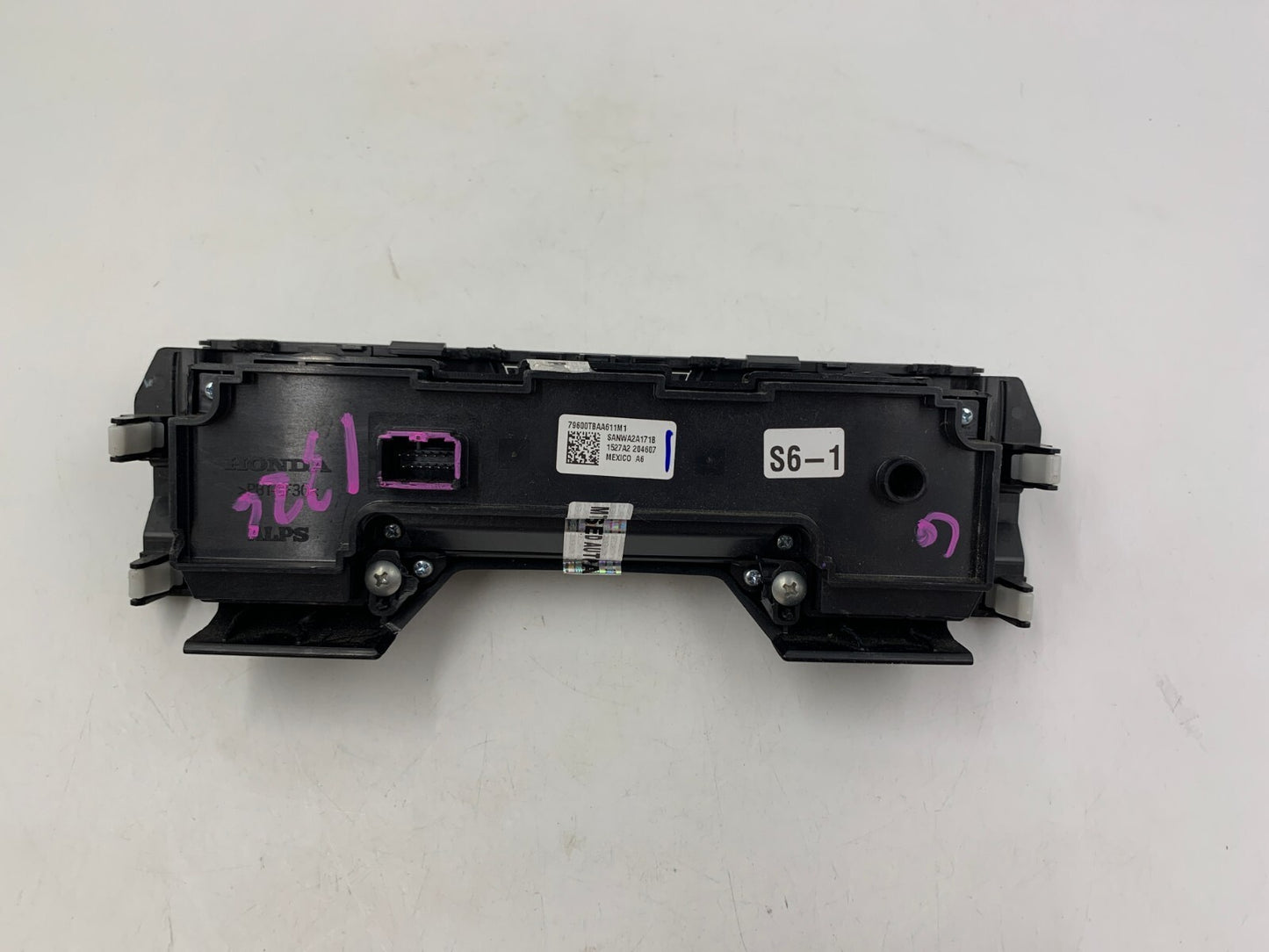 2016-2018 Honda Civic AC Heater Climate Control Unit OEM A01B08033