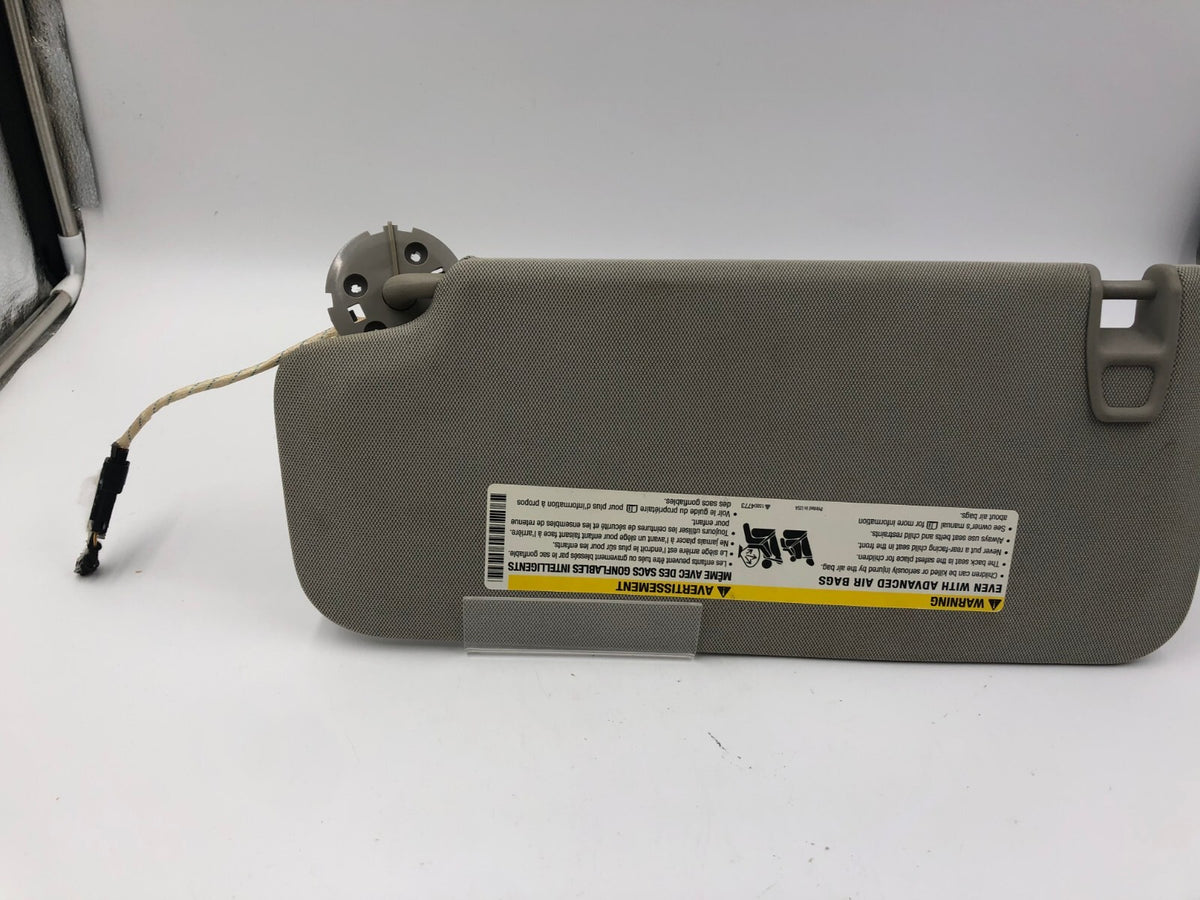 2013-2015 Chevrolet Trax Passenger Sun Visor Gray Illuminated OEM C03B17020