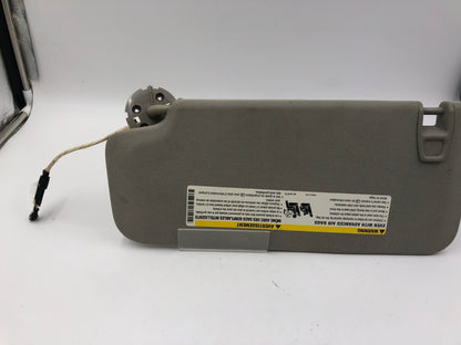 2013-2015 Chevrolet Trax Passenger Sun Visor Gray Illuminated OEM C03B17020