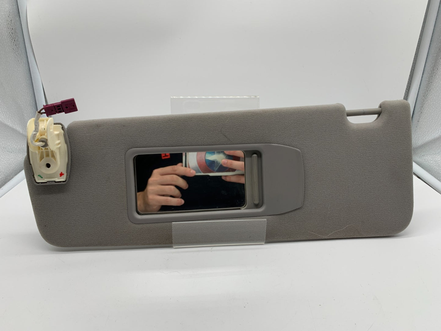 2009-2015 BMW 750i Driver Sun Visor Illuminated Gray OEM C02B28005