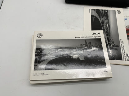 2014 Buick Regal Owners Manual Set with Case OEM B04B25015