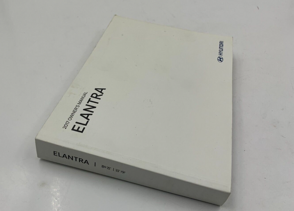 2017 Hyundai Elantra Owners Manual Handbook OEM E03B40027