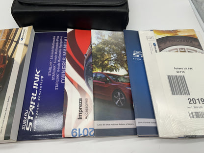 2019 Subaru Impreza Owners Manual Set with Case OEM D01B41075
