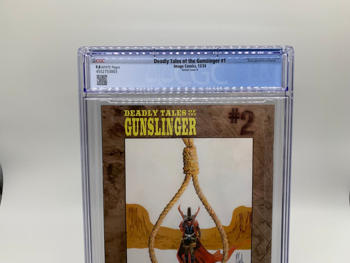 Deadly Tales of the Gunslinger #1 CGC 9.8 1:50 B&W Virgin Incentive McFarlane