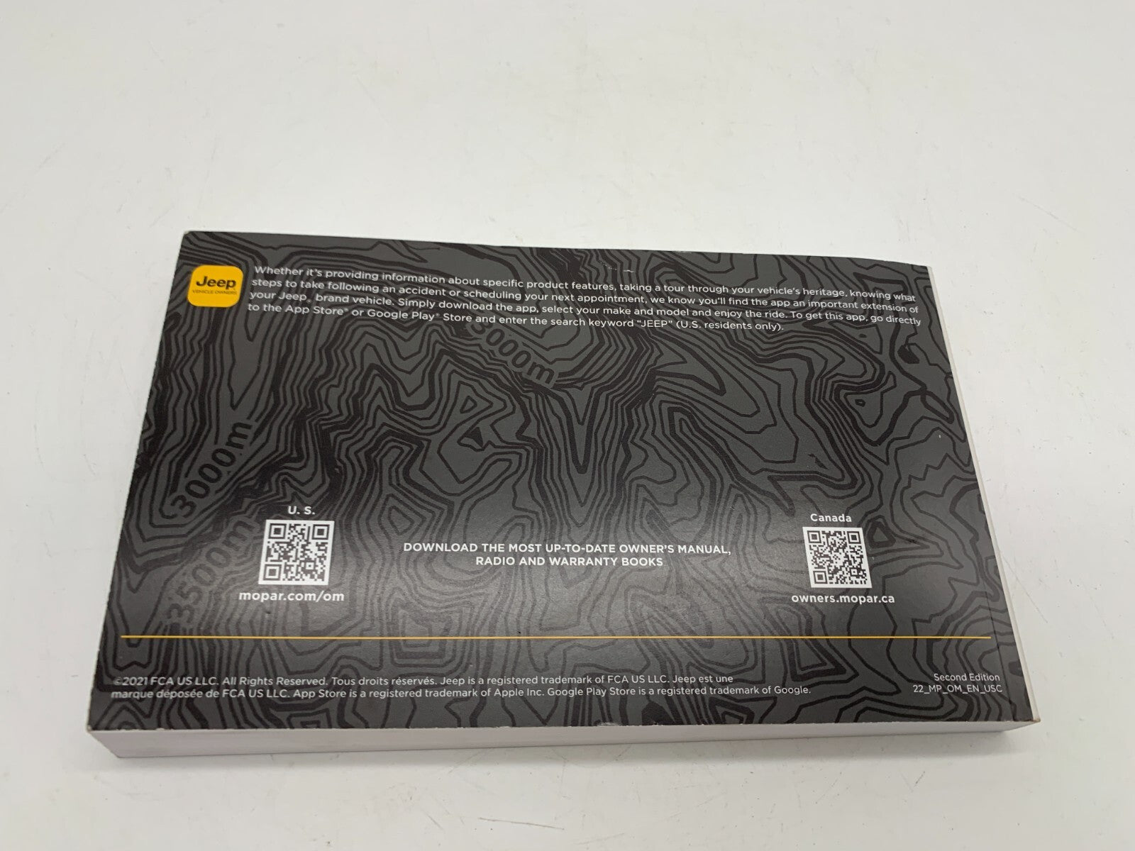 2022 Jeep Compass User Guide Owners Manual OEM A04B17086