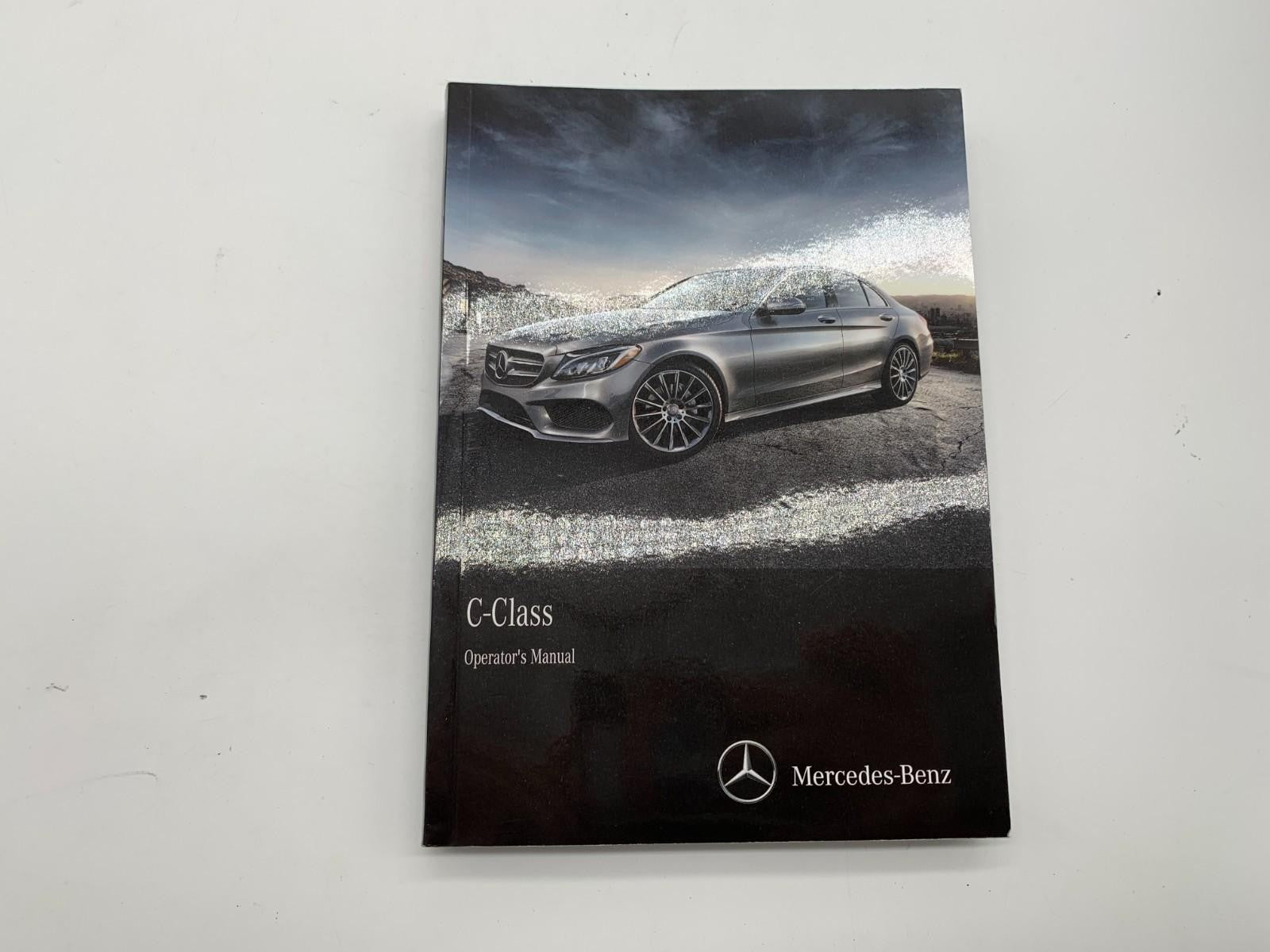 2016 Mercedes-Benz C-Class Owners Manual Set with Case OEM C04B63011