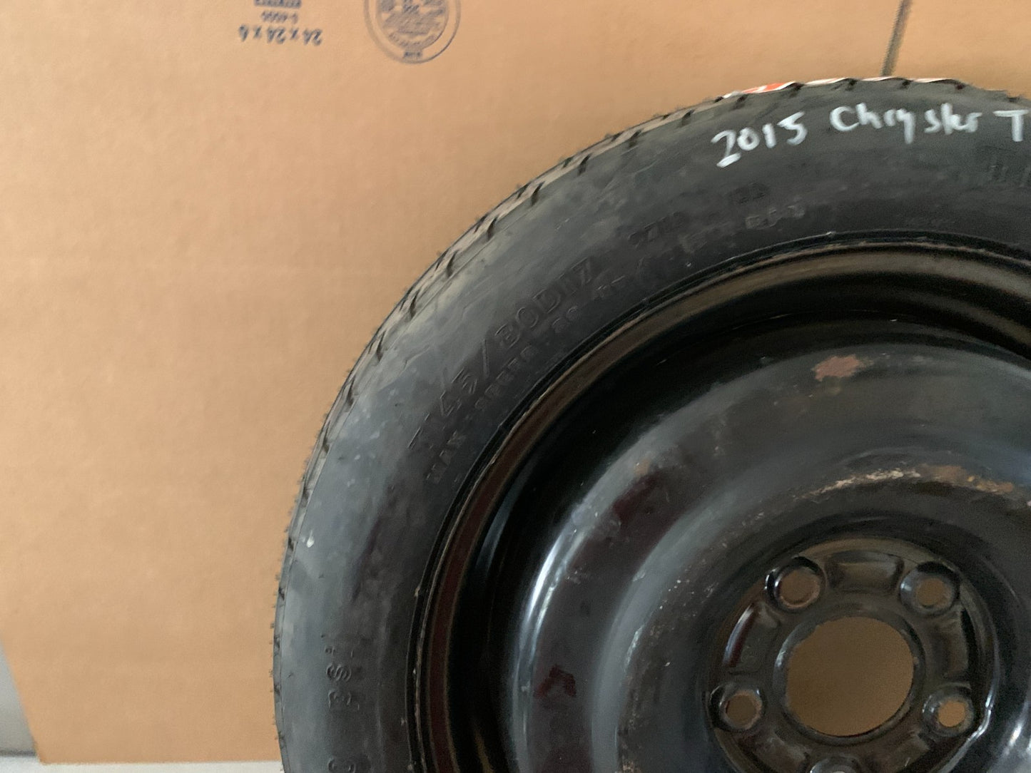 2012-2016 Chrysler Town & Country 17" Spare Tire Compact Donut T145/80D17