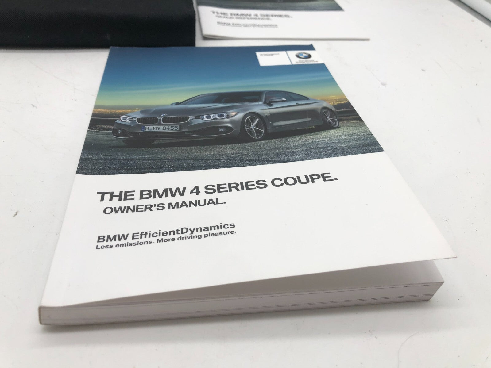 2016 BMW 4 Series Sedan Owners Manual Set with Case OEM B03B44003