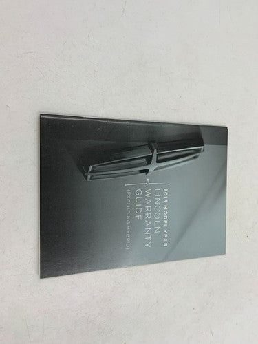 2013 Lincoln MKZ Owners Manual Set with Case OEM R01B09007