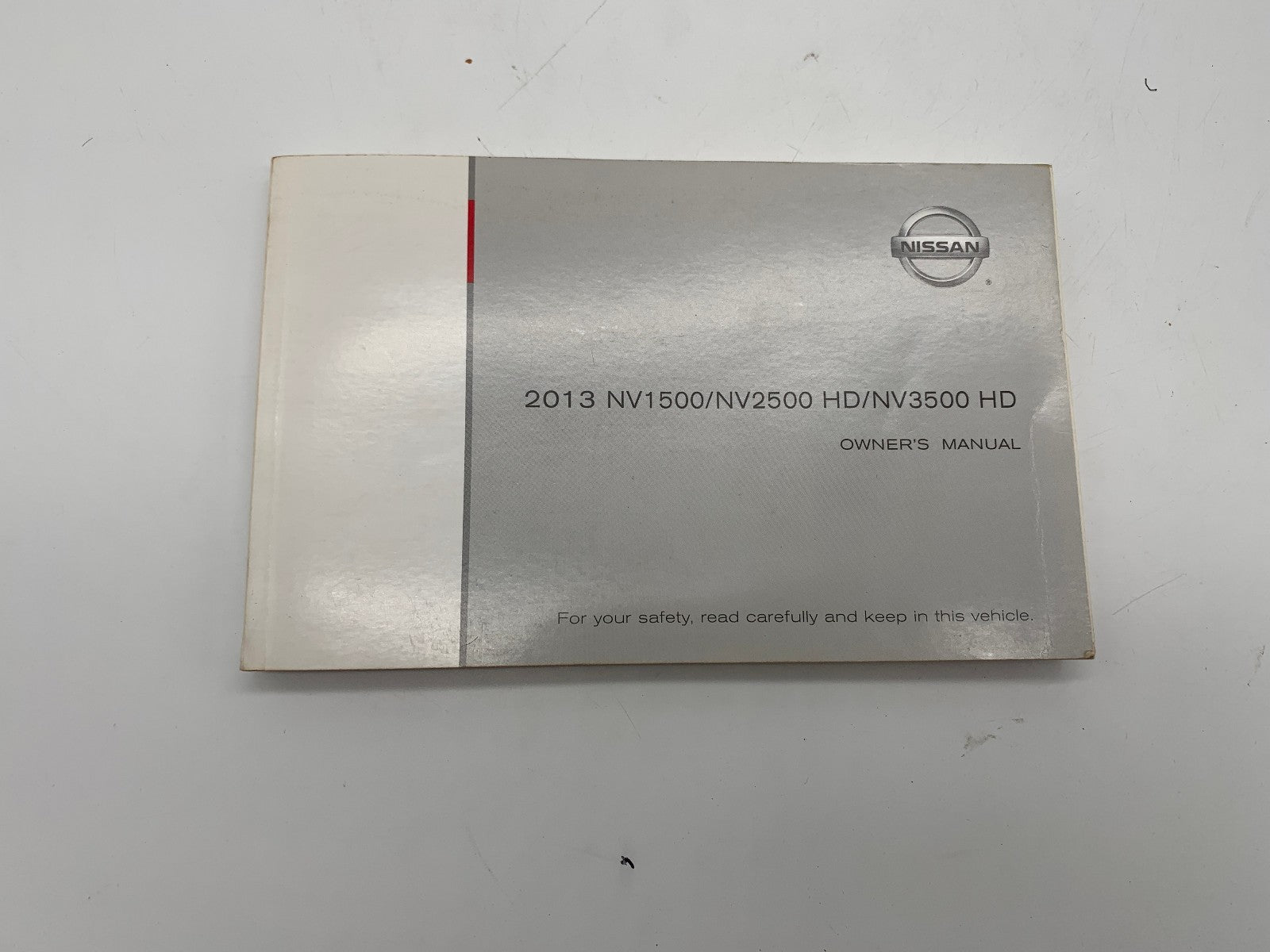 2013 Nissan NV2500 HD Owners Manual Set with Case OEM R01B37026