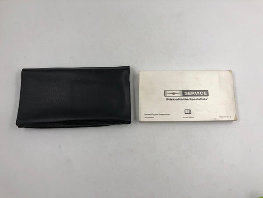 2006 Chrysler Pacifica Owners Manual with Case OEM A01B03006