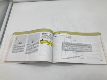 2005 Hyundai Santa Fe Owners Manual OEM A02B07024
