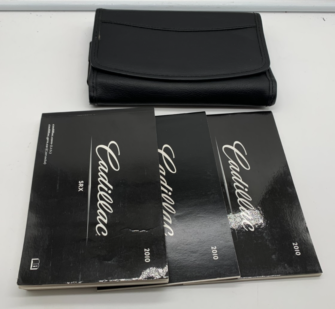 2010 Cadillac SRX Owners Manual Set with Case OEM C01B35005