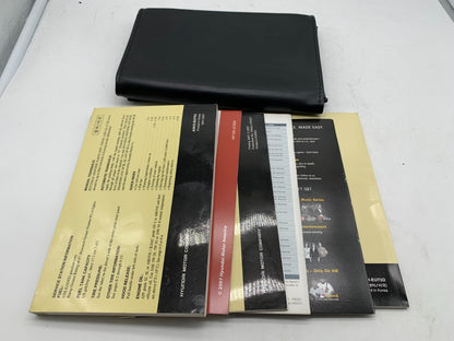 2008 Hyundai Sonata Owners Manual Case Set with Case OEM A03B49003